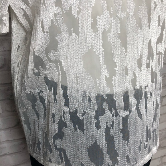 True Religion sheer camo boxy crop top NWT medium - Picture 4 of 8